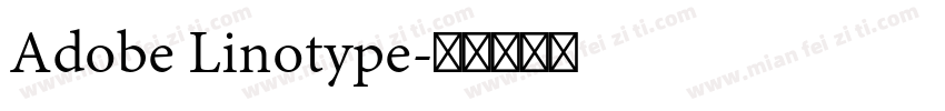 Adobe Linotype字体转换